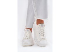 Dámské tenisky s&nbsp;vyšíváním na platformě lee cooper lcw-25-31-3465l Bílé 7
