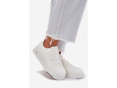 Nízké dámské sneakersy big star rr274a310 hi-poly system Bílé 1