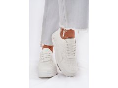 Nízké dámské sneakersy big star rr274a310 hi-poly system Bílé 2