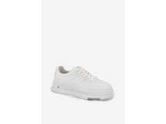 Nízké dámské sneakersy big star rr274a310 hi-poly system Bílé 3