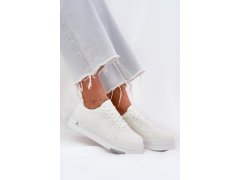 Nízké dámské sneakersy big star rr274a310 hi-poly system Bílé 5