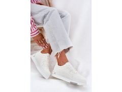 Nízké dámské sneakersy big star rr274a310 hi-poly system Bílé 6