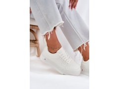 Nízké dámské sneakersy big star rr274a310 hi-poly system Bílé 8