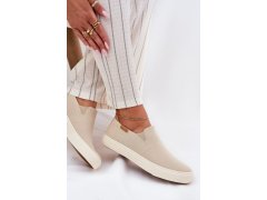Dámské tenisky slip-on big star rr274721 Béžové 6