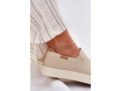 Dámské tenisky slip-on big star rr274721 Béžové 8