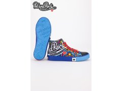 Tenisky pol´and´rock festival x big star ss174500 Modré 3