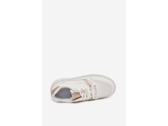 Dámské sneakersy na platformě big star ss274359 Bílé 1