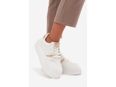 Dámské sneakersy na platformě big star ss274359 Bílé 2