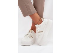 Dámské sneakersy na platformě big star ss274359 Bílé 3