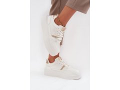 Dámské sneakersy na platformě big star ss274359 Bílé 5