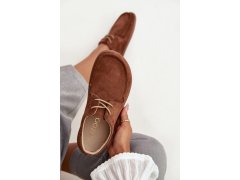 Dámské polobotky typu barefoot z přírodního semiše zazoo 327 hnědé 8