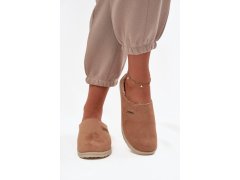 Dámské pantofle domácí obuv inblu cs000045 Camel 3