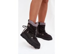 Dámské zimní boty na zip lee cooper lcj-25-44-3930 Černé 1