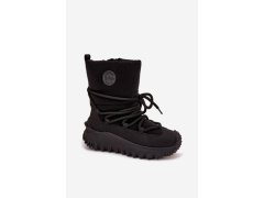Kožené sněhule na platformě lee cooper lcj-25-12-3660 Černé 4