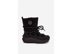 Kožené sněhule na platformě lee cooper lcj-25-12-3660 Černé 7