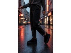 Ženské sněhule z přírodního semiše černé Mairene 6