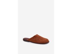 Dámské ploché sandály z eko semiše camel Veronelle 5