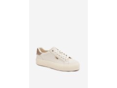 Sneakers na platformě big star tt274806 Béžové 4