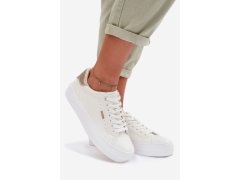 Sneakersy na platformě big star tt274805 bílé 1