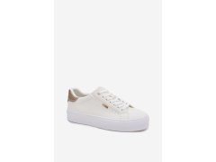 Sneakersy na platformě big star tt274805 bílé 3