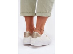 Sneakersy na platformě big star tt274805 bílé 4