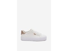 Sneakersy na platformě big star tt274805 bílé 6