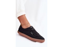 Dámské tenisky z&nbsp;materiálu big star tt274356 Černé 3