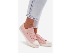 Dámské nízké tenisky růžové big star TT274776 2