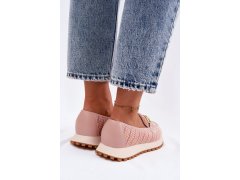 Slip on tenisky se zlatým detailem goe tt2n4081 růžové 4