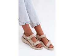 Dámské sandály lee cooper lcw-26-34-4431l Béžové 6