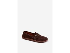 Kožené mokasíny barefoot z&nbsp;zazoo 322 Čokoládové 4