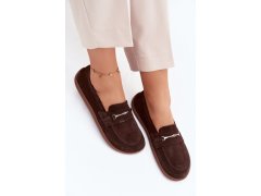 Kožené mokasíny barefoot z&nbsp;zazoo 322 Čokoládové 7