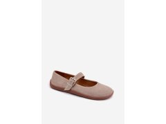 Baleríny barefoot z&nbsp;přírodní semiš zazoo 316 Cappuccino 3