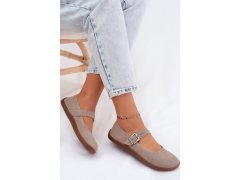 Baleríny barefoot z&nbsp;přírodní semiš zazoo 316 Cappuccino 6