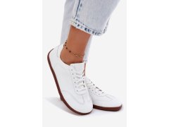 Kožené dámské tenisky barefoot zazoo n1243 Bílé 1