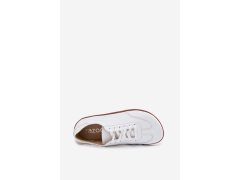 Kožené dámské tenisky barefoot zazoo n1243 Bílé 2