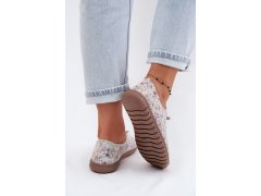 Okenní vzorové polobotky z přírodního semiše multicolor Flaria 6