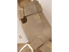 Dámské sandály z&nbsp;přírodního semiše big star tt274542 béžové 1