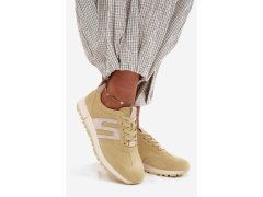 Dámské sportovní sneakersy z&nbsp;přírodního semiše žluté Lovey 1