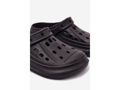 Dámské pěnové pantofle černé Cobble 3