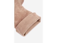 Dámské béžové kotníkové boty na podpatku ve stylu slouchy Penrose 4