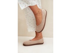Dámské barefoot baleríny béžové Hollin 6
