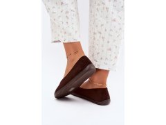 Dámské baleríny barefoot čokoládové Hollin 1