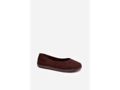 Dámské baleríny barefoot čokoládové Hollin 5