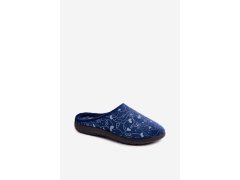 Dámské pantofle s vzorem inblu et000041 tmavě modré 3