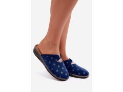 Dámské pantofle inblu tmavě modré 5