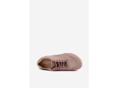 Dámské béžové barefoot boty z&nbsp;přírodní semiš zazoo N1422 2