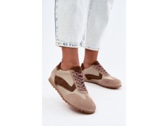 Dámské kožené semišové barefoot tenisky zazoo n1400 béžové 7