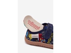 Barefoot boty pro chlapce milami tmavě modré Saphira 5