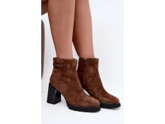 Zateplené kozačky z přírodního semiše vinceza 91172 Camel 8